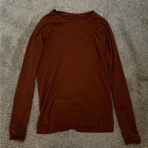 lululemon athletica Long Sleeve Top - Rust